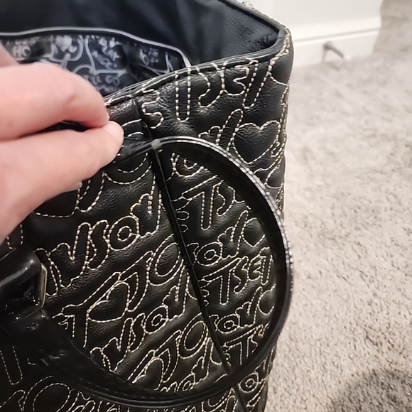 Betsey johnson large black handbag - Picture 7 of 15